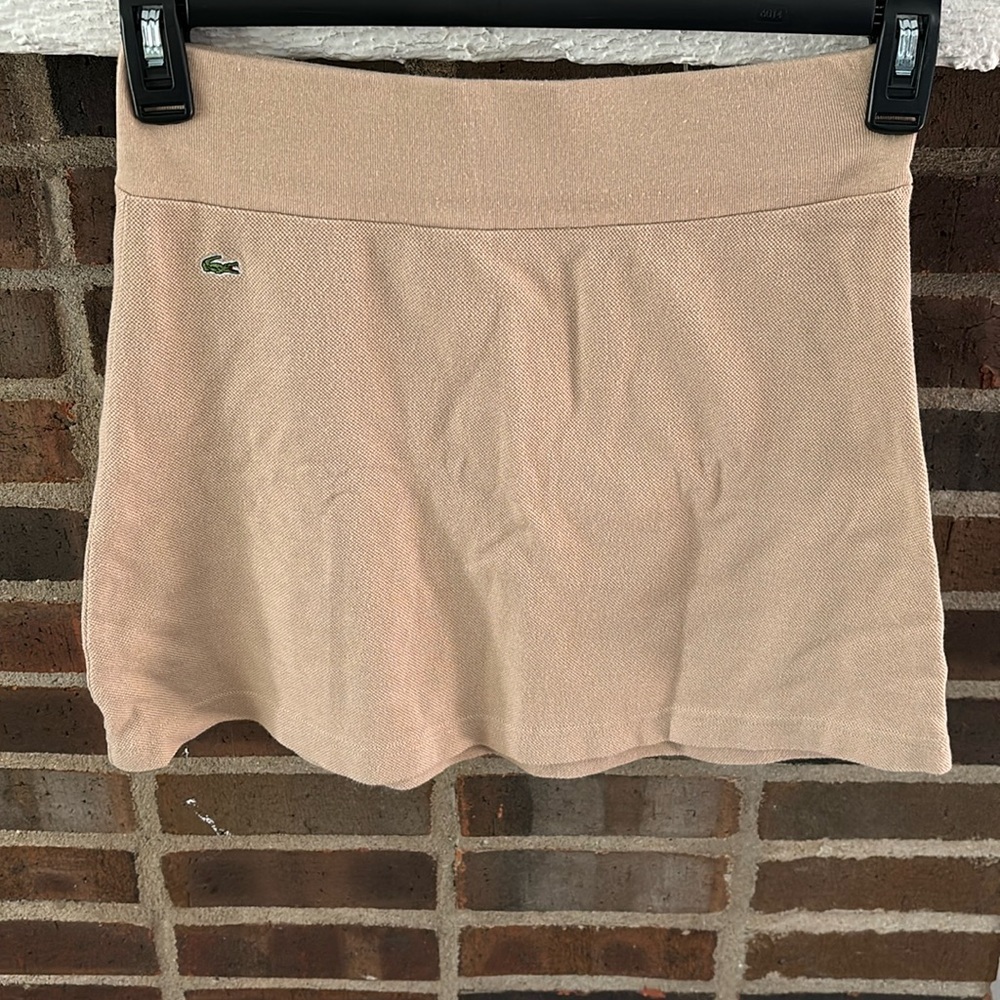 Lacoste Beige Tennis Skirt